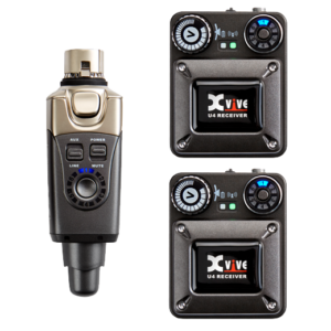 X VIVE U4R2 Sistema U4 de dos Bodypack Transmisores