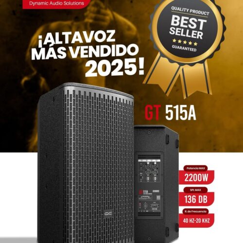 AC GT515A Altavoz Amplificado 15" 2200W