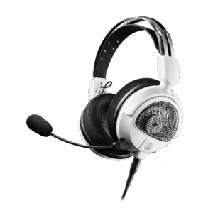 Audio-Technica   AT-ATHGDL3WHT  Auriculares abiertos de alta fidelidad para videojuegos COLOR BLANCO