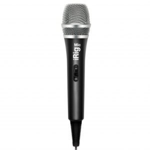 Ik Multimedia iRig Mic Micrófono de mano para dispositivos iPhone, iPod touch, iPad y Android