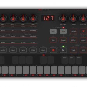IK Multimedia Uno Synth Sintetizador analógico real, monofónico y portátil