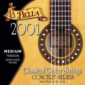 La Bella 2001MED Set Clásico de Cuerdas para Guitarra Clásica 2001 Medium