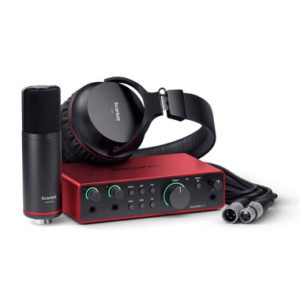 Focusrite Scarlett 2i2 Studio 4ta Gen – Interfaz de audio USB-C