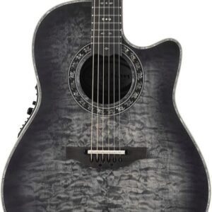 Ovation C2079AXP-5S Guitarra Electroacústica Collector´S Series Elite Plus Guitarra, Black Satin