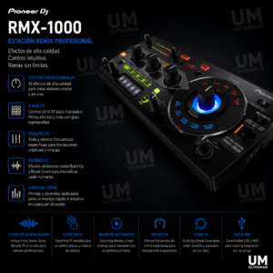 Pioneer RMX 1000 Unidad efectos/sampler profesional para DJ