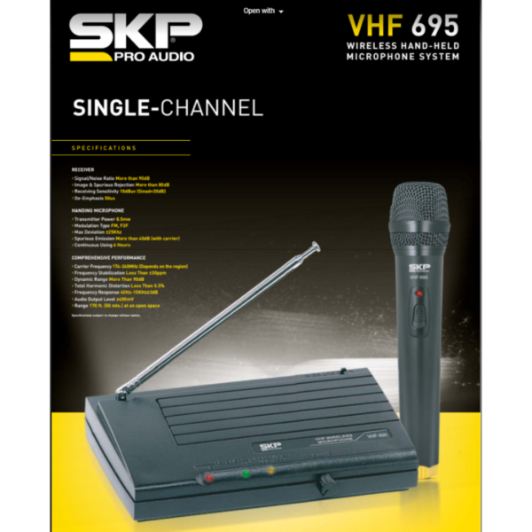 SKP VHF 695