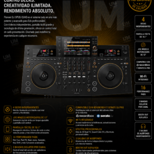Pioneer DJ OPUS-QUAD Sistema DJ de 4 canales