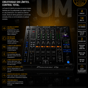 Pioneer DJ DJM-A9 Mezclador de DJ de 4 canales