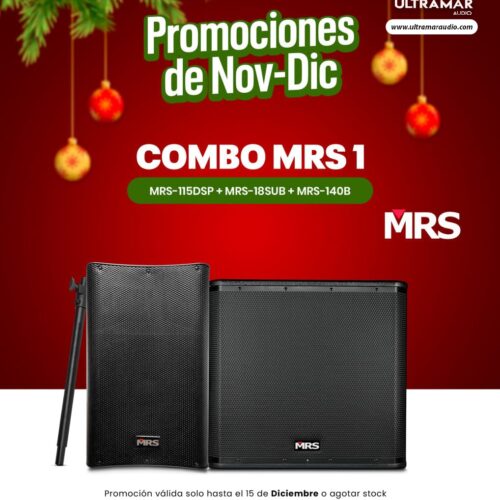 COMBO MRS 1 - 115 DSP + 18SUB + MRS-140B + CABLE XLR