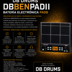 DB DRUMS DBBENPADII Batería electrónica PADS