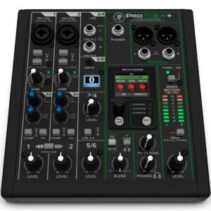 Mackie ProFX6v3+ Mezclador de 6 Canales con Efectos y USB