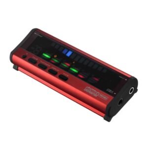 KORG PITCHBLACK PB-04-RD Afinador de Guitarra y Bajo Polifónico Portátil Rojo