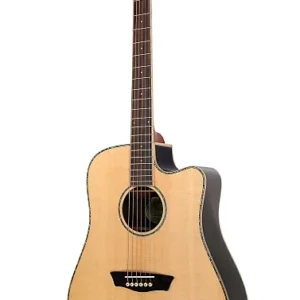 Washburn WD25SCE Guitarra Electroacústica   Abeto Macizo - Natural