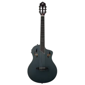 ORTEGA RTPSTD-SBK  Guitarra Electro Acústica de Nylon TourPlayer Pícea Solid Black