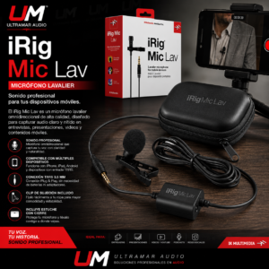 IK MULTIMEDIA IP-IRIG-MICLAV-IN Micrófono Lavalier