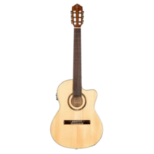 ORTEGA RCE138-T4 Guitarra Electro-Acústica tamaño completo macizo de abeto/sapele - Natural