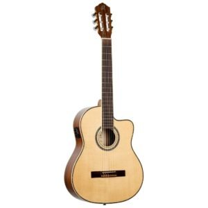 ORTEGA RCE141NT  Guitarra Electroacústica Nylon – Family Pro Series - Natural