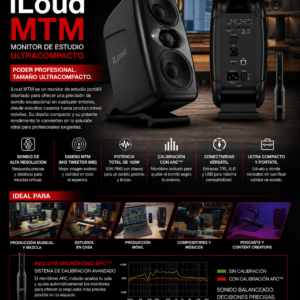 IK MULTIMEDIA IP-ILOUD-MTM-IN-NFR - iLoud MTM Monitor de Estudio