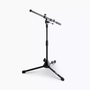 On-Stage MS7411B Soporte de micrófono y trípode para batería o amplificador con brazo articulado