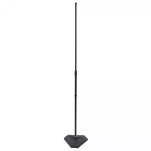 On-Stage MS7625B Soporte para micrófono sin rosca de cuarto de vuelta y base hexagonal