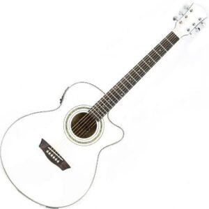 Washburn EA12WH - Guitarra Electroacústica WHITE