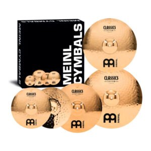 MEINL - CC-141620+18 - Classic Custom Bonus Set (14" Medium Hihat, 16" Medium Crash, 20" Medium Ride +18" Medium Crash)
