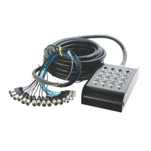 On-Stage SNK124100V2 Serpiente de 100', 12 canales y 4 etapas de retorno