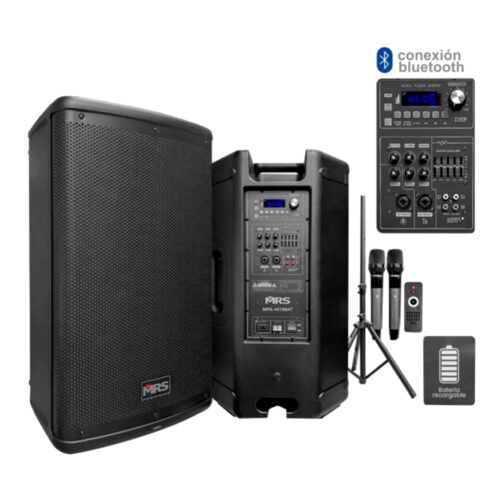 MRS-4615BAT – Parlante activo portátil a batería