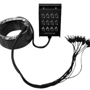 L&N-ACOUSTICS LN-8157/12CH-15M MEDUSA 12 CANALES (8 JACK XLR/4 JACKS 6.35MM) 15M