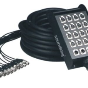 SOUNDKING AH104/10M MEDUSA 20 VIA (16 JACK XLR +4 PLUG XLR) 10M