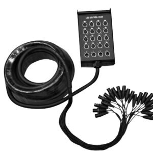L&N-ACOUSTICS   LN-16F4M-30M MEDUSA 20 CANALES (16 JACK XLR/4 PLUG XLR) 30M