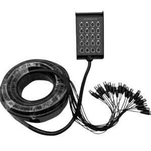 L&N-ACOUSTICS  LN-8159/20CH-25M MEDUSA 20 CANALES (16 JACK XLR/4 PLUG XLR) 25M