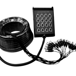 L&N-ACOUSTICS LN-8159/16CH-30M MEDUSA 16 CANALES (12 JACK XLR/4 PLUG XLR) 30M