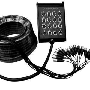 L&N-ACOUSTICS LN-8159/16CH-30M MEDUSA 16 CANALES (12 JACK XLR/4 PLUG XLR) 30M
