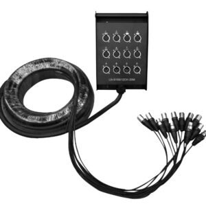 L&N-ACOUSTICS LN-8159/12CH-20M MEDUSA 12 CANALES (8 JACK XLR/4 PLUG XLR) 20M