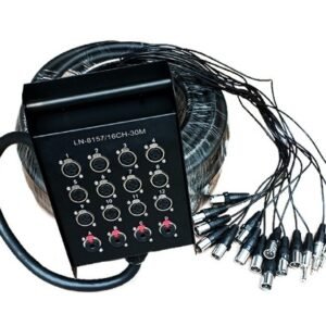 L&N-ACOUSTICS  LN-8157/16CH-30M MEDUSA 16 CANALES (12 JACK XLR/4 JACKS 6.35MM) 30M