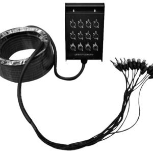 L&N-ACOUSTICS LN-8157/12CH-20M MEDUSA 12 CANALES (8 JACK XLR/4 JACKS 6.35MM) 20M