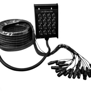 L&N Acoustics   LN-12F4M-20M MEDUSA 16 CANALES (12 JACK XLR/4 PLUG XLR) 20M