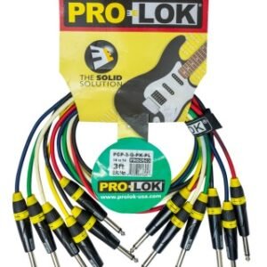 PCP-30-PK-PL PACK DE 6 CABLES PLUG A PLUG MONO 1M