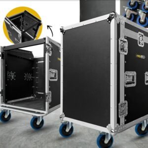 PROLOK-12MIXW CASE RACK MIXER 12 ESPACIOS CON RUEDAS