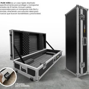 PLOK-K61U CASE PARA TECLADO 61 TECLAS