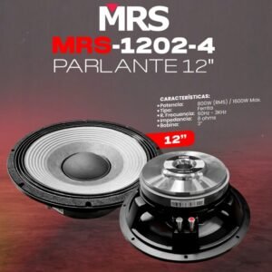 MRS-1202-4 PARLANTE 12″ 800W RMS MAX VC 25 8 OHM 60HZ3KHZ 3"