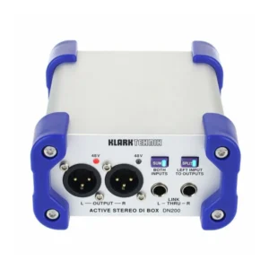 KLARKTEKNIK DN200 V2 Caja DI activa de 2 canales