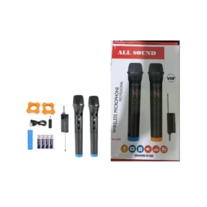 All Sound Wp-10vb Micrófono Doble Inalámbrico Profesional