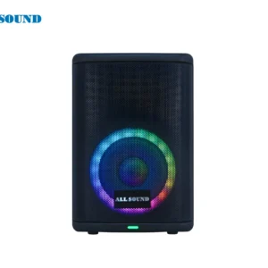 ALL SOUND PB-MX8LD PARLANTE KARAOKE LED DE 8" CON BATERIA RECARGABLE