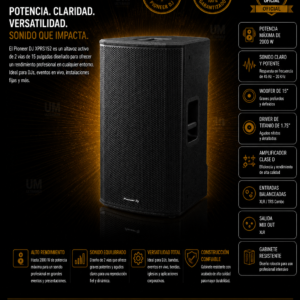 Pioneer DJ XPRS152 Altavoz Activo de 15"