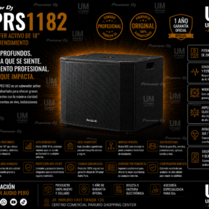 PIONEER XPRS1182S Subwoofer activo de 18"