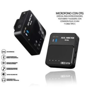 ALL SOUND MC-BL Micrófono Inalámbrico Lavalier 2.4Ghz
