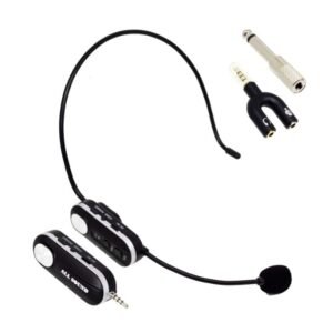 ALL SOUND MC-V010 Micrófono Inalámbrico de Vincha UHF