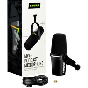 MV7+-K  Micrófono para podcast